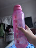 特百惠（Tupperware）水力瓶1.2L超大容量夏季户外运动水杯子带吸管便携冷水壶 糖果粉 实拍图