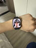 Apple/苹果WatchS11智能手表GPS款42毫米深空灰色铝金属表壳黑色运动型表带S/M-联通补贴 实拍图