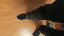 铸固 老北京布鞋 黑布鞋轮胎底劳保布鞋一脚蹬手工布鞋男女工作鞋 42码  实拍图