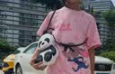 迪士尼（Disney）女童短袖2026夏新款儿童运动t恤女孩冰丝网眼运动速干上衣粉120 实拍图