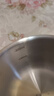 热油小锅泼油锅加厚不锈钢木柄防烫带刻度双倒流口不挂油无涂层 【木柄】爆款300ml 实拍图