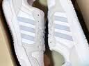adidas ENTRAP美式校园风运动少年感复古篮球风板鞋男女阿迪达斯 白色/浅蓝/灰色   37 实拍图