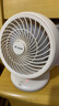 海尔（Haier） 统帅空气循环扇电风扇台扇小风扇涡轮扇家用节能风扇台式壁挂音轻定时摇头办公学生宿舍桌面风扇 左右摇头升级款LSF-CE101(W) 实拍图