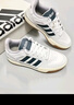 adidas ENTRAP美式校园风运动鞋少年感复古篮球风板鞋阿迪达斯 白色/黑色   40.5 实拍图