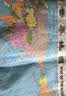 全新修订 升级版袋装 世界地图 尺寸0.87米*0.58米 学生教室家用商务办公室地图 实拍图
