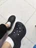 卡骆驰（CROCS）复古小鲸鱼洞洞鞋女鞋时尚厚底户外休闲沙滩鞋206302-001 36-37 实拍图