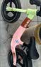 飞鸽儿童平衡车1-3-6岁男女小孩滑行无脚踏自行车宝宝两轮滑步车礼物 12寸镁合金一体充气轮【渐变绿】 实拍图