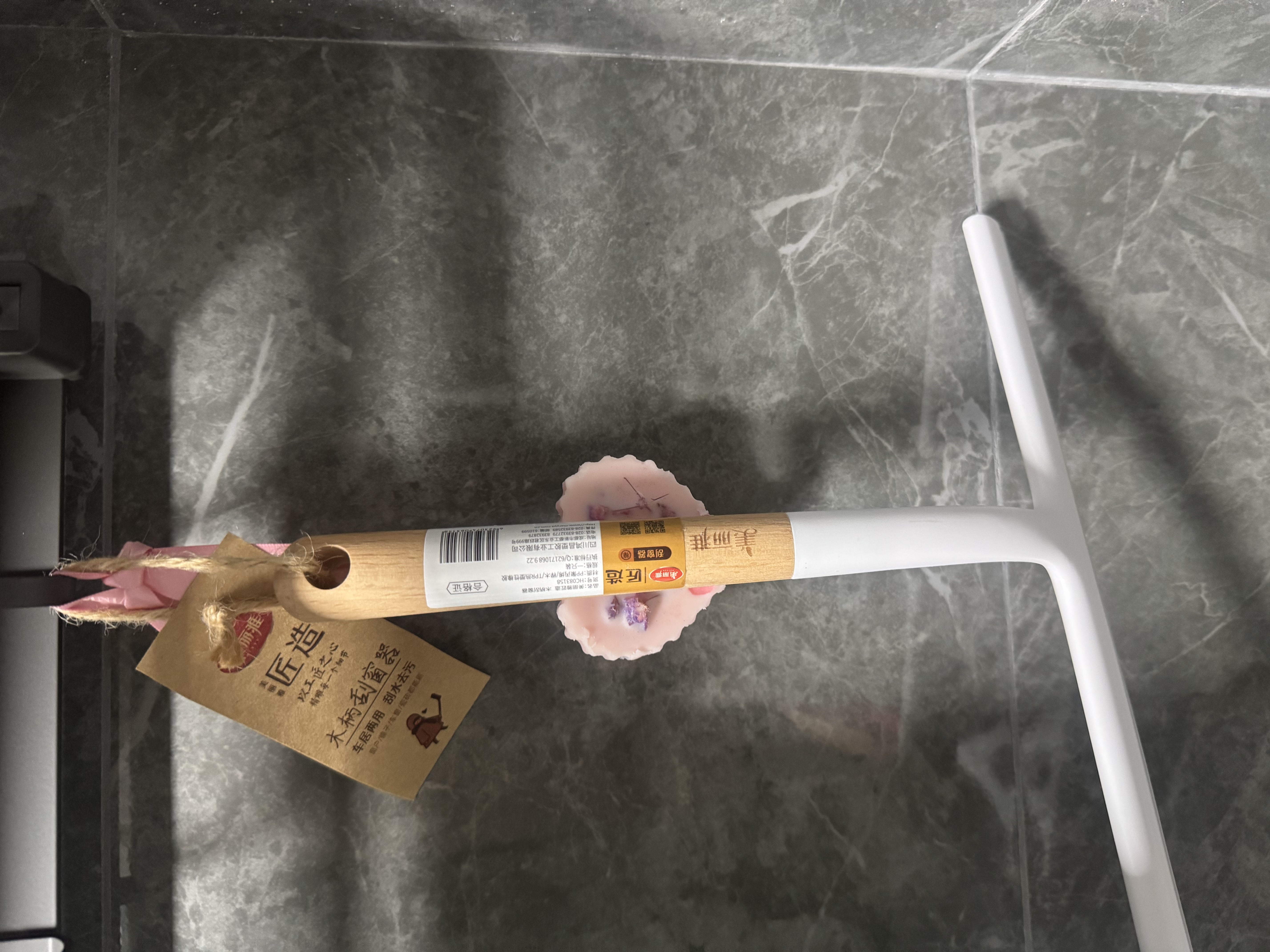 美丽雅擦玻璃神器刮水刀板手持清洁窗户桌面台面浴室卫生间家政保洁专用 实拍图