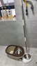 太太乐大号旋转拖把桶免手洗甩干脱水双驱动好神拖墩布甩水拖地吸水拖布 小风火轮【加强杆配5个拖头】 实拍图