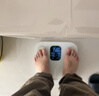 香山体脂秤智能体重秤 大彩屏显示 心率分析 电子秤人体称 24项身体数据 白 Type-C充电款 实拍图