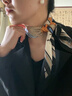 CHANEELR & KARITH真丝丝巾宫格骏马印花女桑蚕丝杭州丝绸轻奢生日母亲节礼物实用 【横戈盘马】(100%蚕桑丝） 70*70cm 实拍图