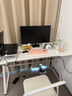 朵帝斯电脑桌台式家用碳纤维电竞桌工作台简易办公桌子卧室学生学习书桌 【4.0钢架-电竞碳纤纹】120*60cm 实拍图