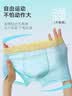 猫人儿童内裤男童冰丝凉感夏薄款10A抗菌中小童青少年男孩平角短裤衩 竹绿+蓝兰+黄兰+浅灰 130 建议50-60斤，120-130cm 实拍图