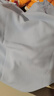 尚都比拉拼接短袖雪纺衫女显瘦遮肚子上衣夏季女装薄款休闲T恤 浅蓝色 M 实拍图