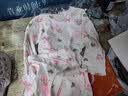 宜而爽儿童睡衣女童夏季七分袖家居服套中大童青少年女孩纯棉网眼空调服 实拍图
