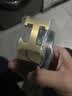 CHALKIN皮带男真皮黄铜头H型自动扣腰带头层牛皮纯工字正品品牌轻奢高档 拉丝光面黄铜扣/本色不褪色 120cm 适合体重135-160/裤码34-37 实拍图