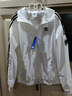 adidas通勤百搭经典休闲运动连帽夹克外套男女春夏阿迪达斯三叶草 黑色   S 实拍图