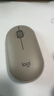 罗技（Logitech）LOGITECH PEBBLE 无线蓝牙鼠标 静音鼠标 办公鹅卵石造型 轻薄便携 时尚小巧 烟云灰 实拍图