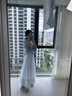 优衣库层叠长裙/常规款女装半身裙26春夏新款484820 484821 484820/00白色 S 实拍图