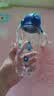 乐扣乐扣（LOCK&LOCK）儿童水杯Tritan材质直饮学生户外背带杯宝宝便携水壶400ml蓝色 实拍图