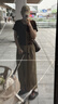 森马（Semir）陈都灵|短袖t恤女26夏短款一字肩荡领收腰氛围感上衣109326100005 实拍图