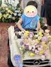 RETFGTU大奔复古车可坐人儿童电动车宝宝四轮遥控汽车宝宝玩具婴儿男女孩 四驱版-米色-老爷车【周岁臻选送礼款】 顶配【12V超大电池+皮坐+EVA软轮】可玩5h  承重80kg 实拍图