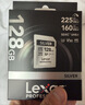 雷克沙（Lexar）128GB SD存储卡 U3 V30 佳能索尼富士尼康相机高速SD卡 读225MB/s 写160MB/s 4K超清录制 SD银卡 实拍图