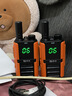 德顺无线手持对讲机大功率远距离户外工地酒店饭店自驾小型轻薄滑雪测绘保安手台民用商用DS-5000 餐饮主推橙【2台/一键破频/USB直充/清晰对讲】 实拍图
