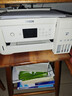 爱普生（EPSON）【6代新品】L4356墨仓式彩色无线AI学习打印机一体机家用/办公  L4266升级版(自动双面 液晶屏 白) 实拍图