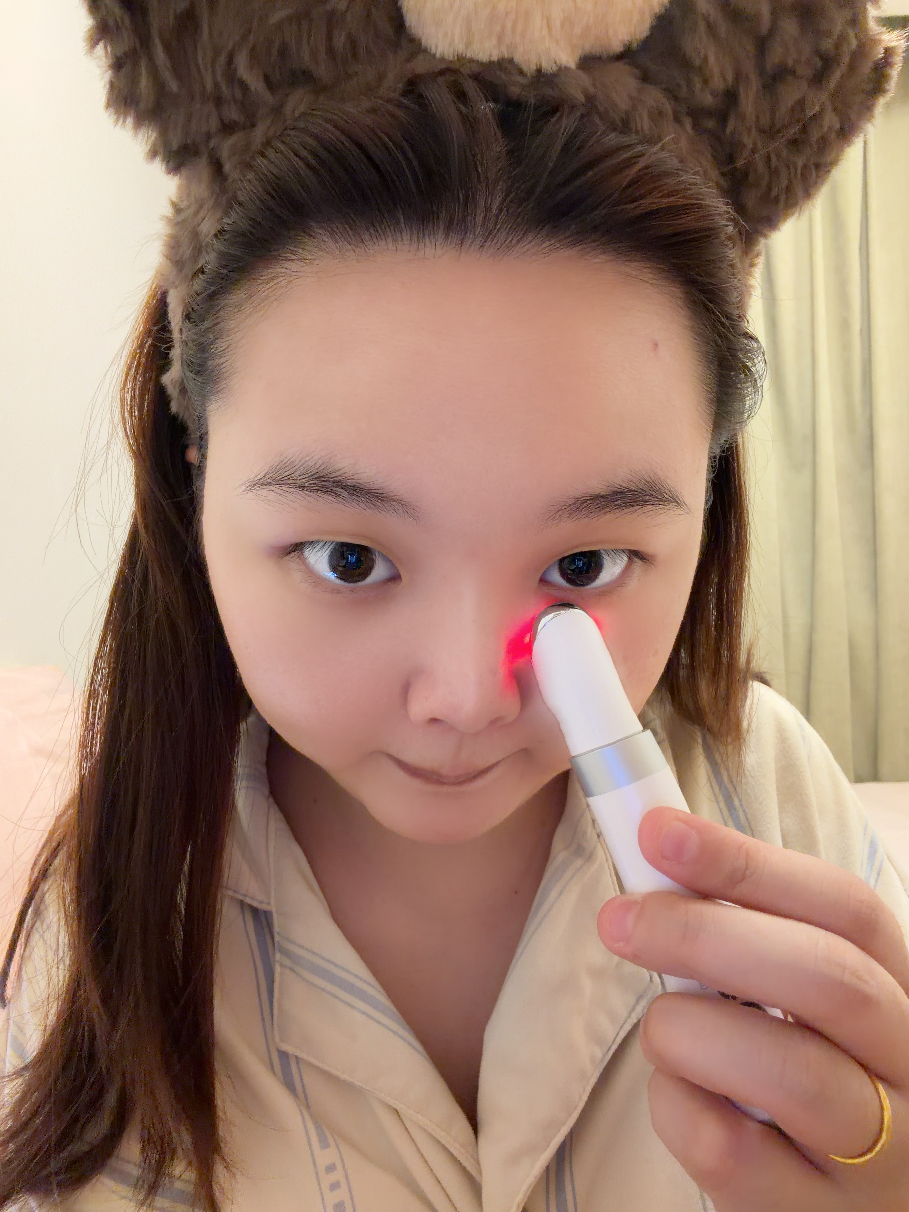 康佳（KONKA）美眼仪眼部按摩仪器美容仪器按摩热敷抚纹焕亮眼周导入仪脸部护理神器生日礼物女生实用毕业送老师 实拍图