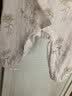 全棉时代婴儿衣服纯棉新生儿连体衣宝宝春夏薄款抗菌纱布 花园物语粉 73码 实拍图
