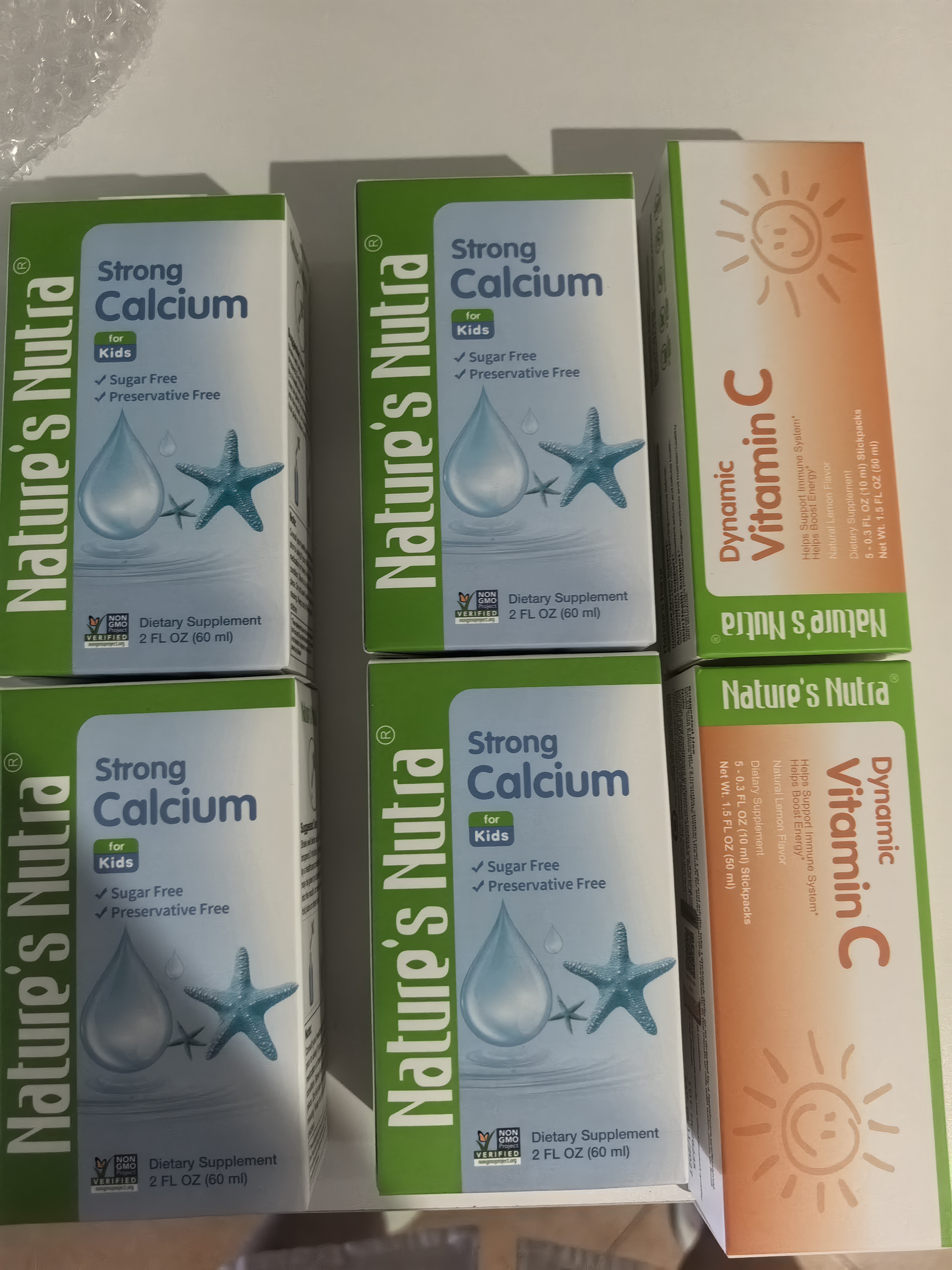 Nature's Nutra莱思纽卡儿童维生素C 婴幼儿增强免疫力宝宝VC 30条/盒 独立包装 维生素C条包 5条*1盒 实拍图