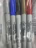 锐意（Sharpie）细头马克笔油性防水防褪色速干耐用记号笔商务办公标记黑红蓝金银5支装美术写生教师贺卡美育 实拍图