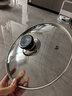 美厨（MAXCOOK）玻璃盖汤锅盖 304不锈钢包边煎锅盖蒸锅盖24cm MCPJ9616 实拍图