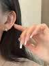 唯一（Winy）施华洛世奇锆999纯银耳钉女耳环饰2026新款七夕情人节礼物送老婆 实拍图