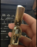 ZIPPO打火机之宝防风煤油 盔甲拉丝黄铜 生日礼物送男友送老公 单机 实拍图