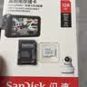 闪迪（SanDisk）128GB TF（MicroSD）4K内存卡 行车记录仪 监控摄像头专用 循环录制10,000小时 高耐用存储卡 实拍图
