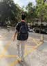 真维斯初中生书包大容量高中生双肩包男女大学生轻便减负背包电脑包新款 黑色 实拍图