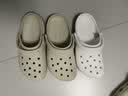 卡骆驰（CROCS）经典洞洞鞋轻便百搭女沙滩鞋包头拖鞋男鞋|10001 骨白色-2Y2(含智必星) 39 (240mm) 实拍图