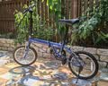 大行（DAHON）KT610 蓝色 折叠自行车16英寸YUKI超轻迷你便携男女式通勤单车 实拍图