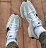 NEW BALANCE NB327官方夏季休闲鞋男鞋女鞋情侣舒适增高鞋百搭潮流厚底运动鞋 米灰色/白色 MS327FE 37 (脚长22.5cm) 实拍图