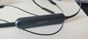 索爱（soaiy）X8无线蓝牙耳机 颈挂式跑步运动音乐耳机半入耳长续航耳麦 适用于苹果安卓华为手机 蓝色 实拍图