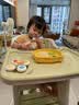 如山（LUSN）宝宝自主进食辅食勺子一岁学吃饭训练儿童不锈钢短柄叉勺饭盒 实拍图