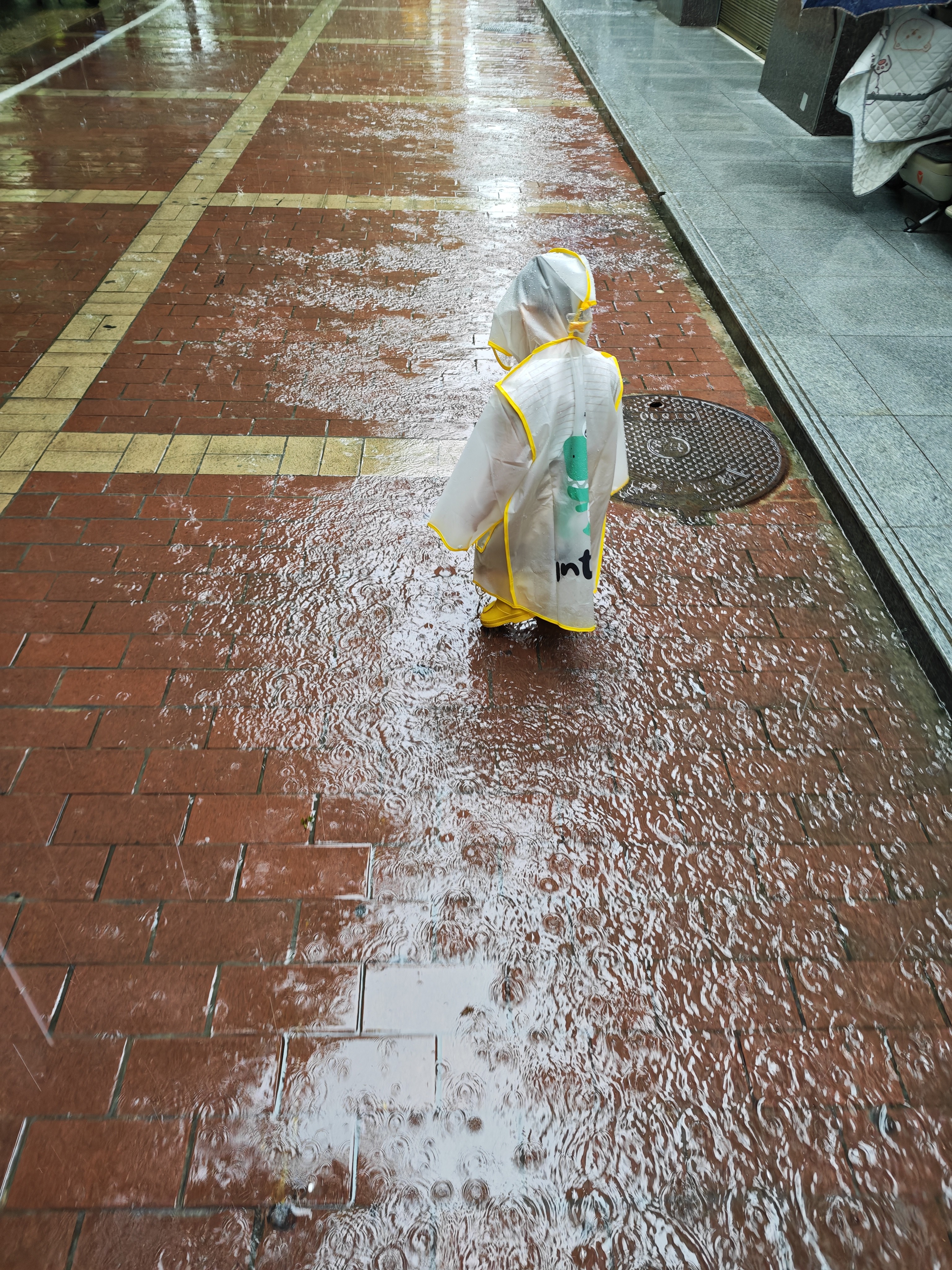 甜甜仔儿童雨衣幼儿男女童防水全身幼儿园防雨服小童女孩3-6岁宝宝雨披 实拍图