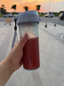特百惠（Tupperware）茶韵500ml塑料杯男女士学生运动水杯子大容量泡茶杯 冰水蓝 实拍图