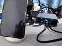 华为超级快充立式无线充电器(Max50W)含Max66W有线充电器 适配华为三折叠屏手机/Pura 90 珍珠白CP62RP 实拍图