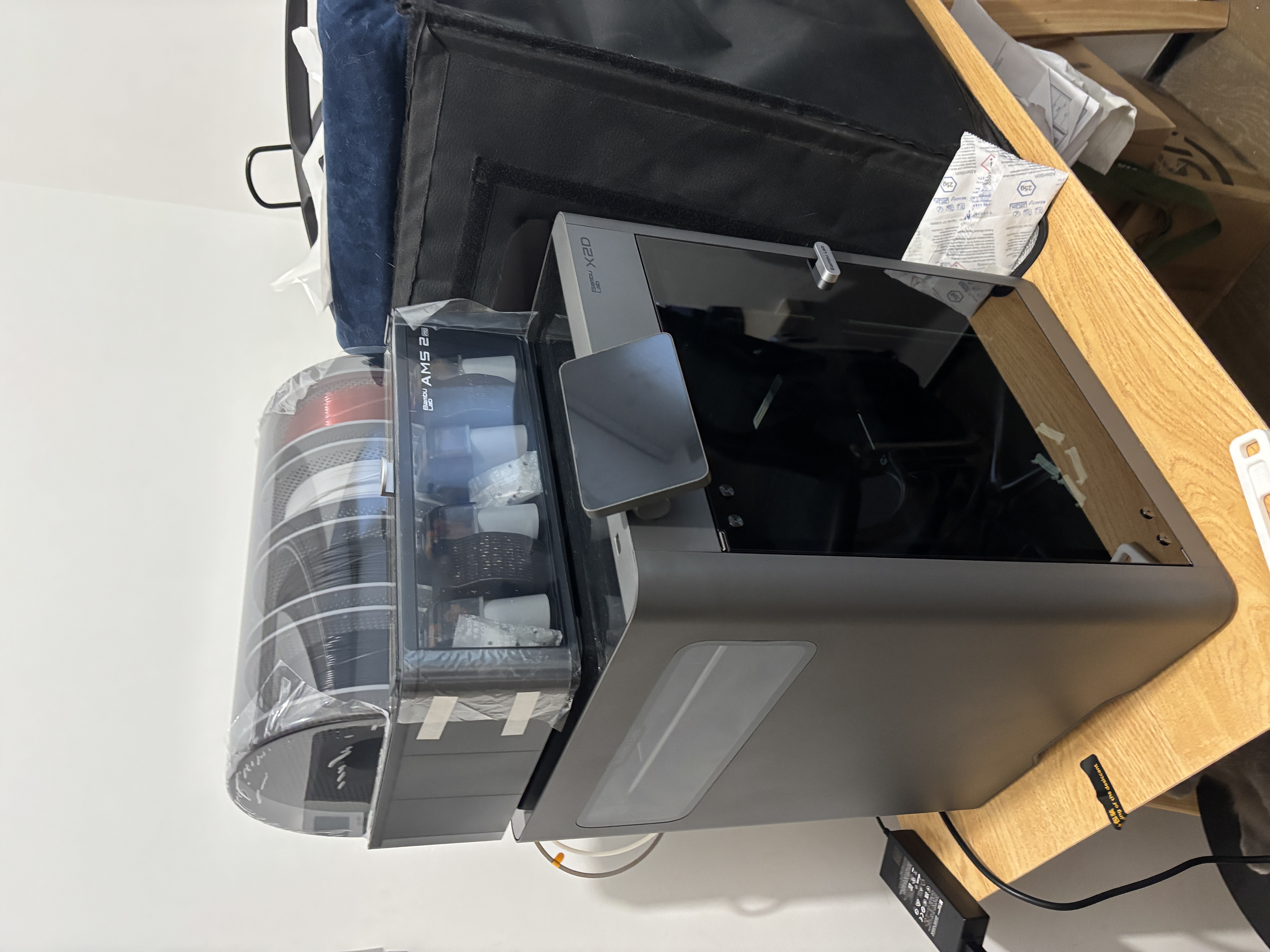 拓竹X2D 3D打印机器双头双喷嘴立体多色家用桌面FDM高速智能AI检测UL认证排放安全 X1C升级 X2D 多色套装【大陆版】 实拍图