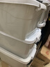 箱居塑料收纳箱大号衣物整理箱搬家箱储物箱带轮特大号玩具被子打包箱 收纳箱带盖【38*27*20】 实拍图