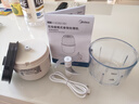 美的（Midea）小型婴儿家用辅食机多功能打泥搅拌机宝宝料理机绞肉机佐料机打蒜器户外便携奶昔无线长续航403J3 实拍图