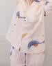 嫚熙（EMXEE）月子服孕妇睡衣产后家居服哺乳衣春秋季纱罗喂奶夏天 星河物语-两件套【无哺乳口】 L【Noble高端系列】 实拍图
